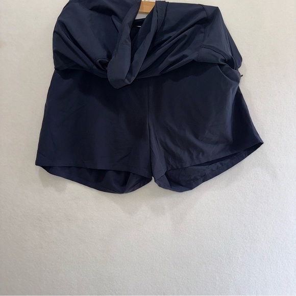 Athleta All Day Skort Shorts Skirt Navy Blue Pickleball Tennis Golf Size 14 - Picture 3 of 6